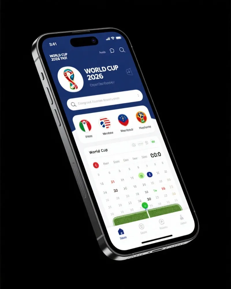2026世界杯 App 界面展示